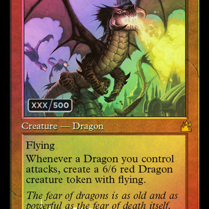 Utvara Hellkite (Retro) [Ravnica Remastered] Serialized Foil