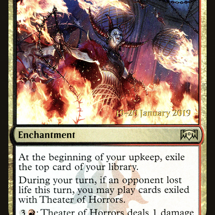 Theater of Horrors [Ravnica Allegiance Promos] Prerelease Foil