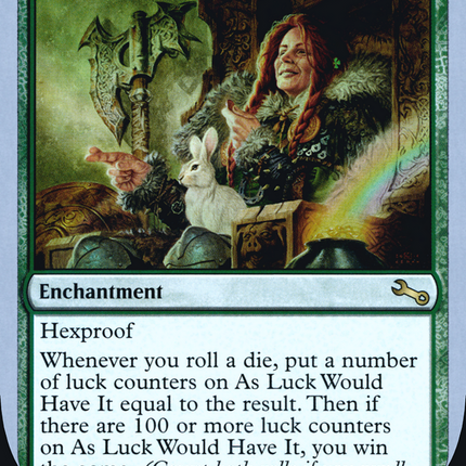 As Luck Would Have It [The List (Unfinity Foil Edition)] Foil