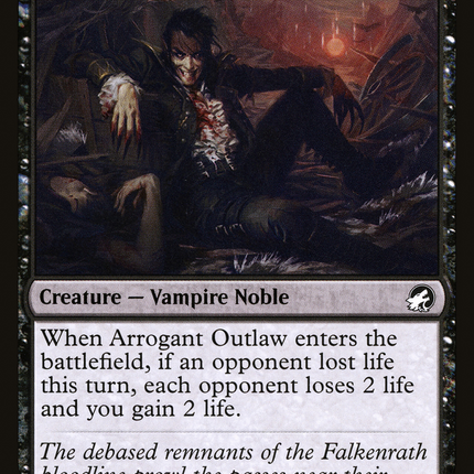 Arrogant Outlaw [Innistrad: Midnight Hunt]