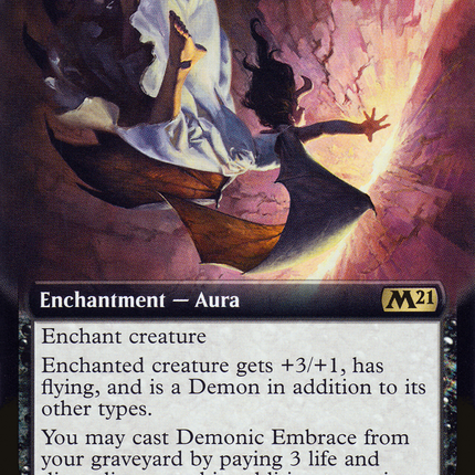 Demonic Embrace (Extended Art) [Core Set 2021]