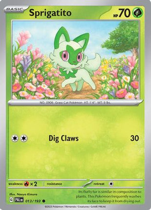 Sprigatito - 013/193 [SV02: Paldea Evolved] Reverse Holofoil