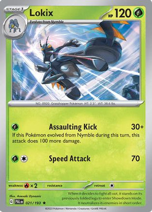 Lokix - 21/null [SV02: Paldea Evolved] Holofoil