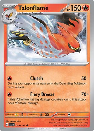 Talonflame - 30/null [SV02: Paldea Evolved]