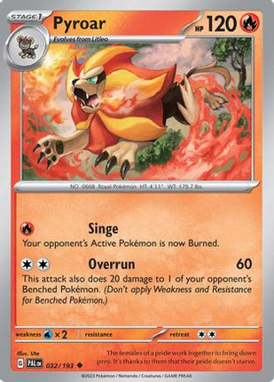 Pyroar - 032/193 [SV02: Paldea Evolved]