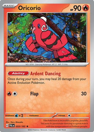 Oricorio - 33/null [SV02: Paldea Evolved] Holofoil