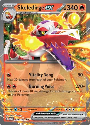 Skeledirge ex - 037/193 [SV02: Paldea Evolved] Holofoil
