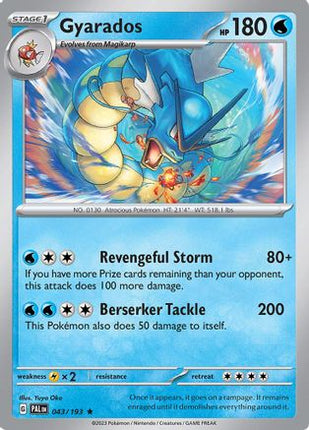 Gyarados - 43/null [SV02: Paldea Evolved] Holofoil