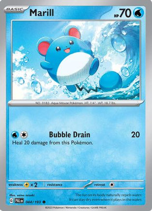 Marill - 044/193 [SV02: Paldea Evolved] Reverse Holofoil