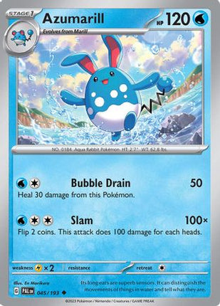 Azumarill - 45/null [SV02: Paldea Evolved] Reverse Holofoil