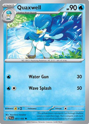 Quaxwell - 051/193 [SV02: Paldea Evolved] Reverse Holofoil
