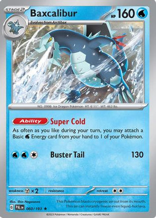 Baxcalibur - 060/193 [SV02: Paldea Evolved] Holofoil
