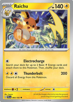 Raichu - 064/193 [SV02: Paldea Evolved] Reverse Holofoil
