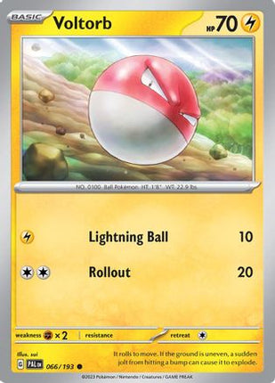 Voltorb - 66/null [SV02: Paldea Evolved] Reverse Holofoil