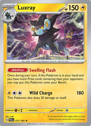 Luxray - 71/null [SV02: Paldea Evolved] Holofoil