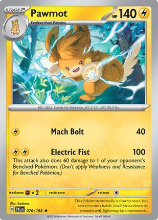 Pawmot - 76/null [SV02: Paldea Evolved] Reverse Holofoil