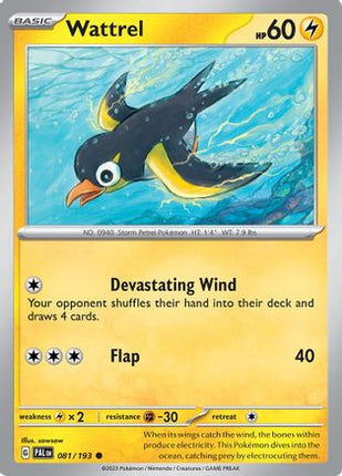 Wattrel - 081/193 [SV02: Paldea Evolved]