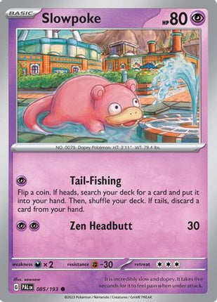 Slowpoke - 85/null [SV02: Paldea Evolved] Reverse Holofoil