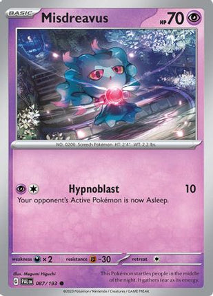 Misdreavus - 87/null [SV02: Paldea Evolved] Reverse Holofoil