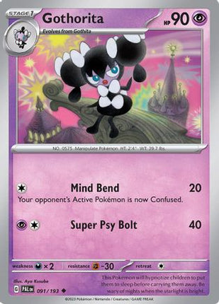 Gothorita - 091/193 [SV02: Paldea Evolved] Reverse Holofoil