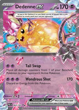 Dedenne ex - 093/193 [SV02: Paldea Evolved] Holofoil