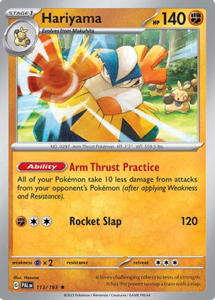 Hariyama - 113/null [SV02: Paldea Evolved] Reverse Holofoil