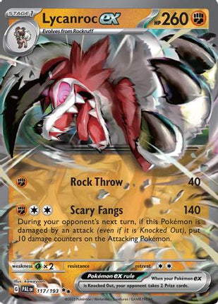 Lycanroc ex - 117/null [SV02: Paldea Evolved] Holofoil