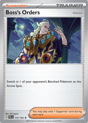Boss's Orders - 172/193 [SV02: Paldea Evolved] Reverse Holofoil