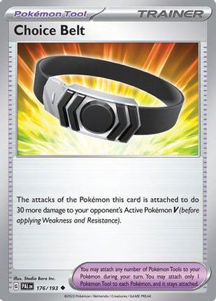 Choice Belt - 176/null [SV02: Paldea Evolved] Reverse Holofoil