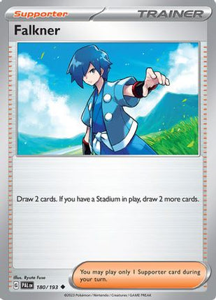 Falkner - 180/193 [SV02: Paldea Evolved] Reverse Holofoil