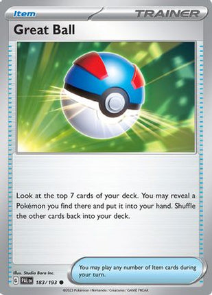Great Ball - 183/null [SV02: Paldea Evolved] Reverse Holofoil