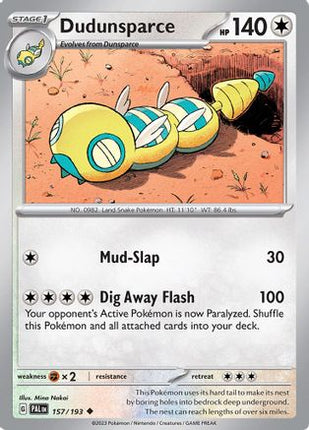 Dudunsparce - 157/null [SV02: Paldea Evolved] Reverse Holofoil