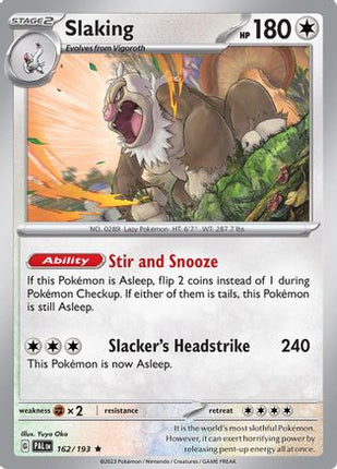 Slaking - 162/null [SV02: Paldea Evolved] Holofoil