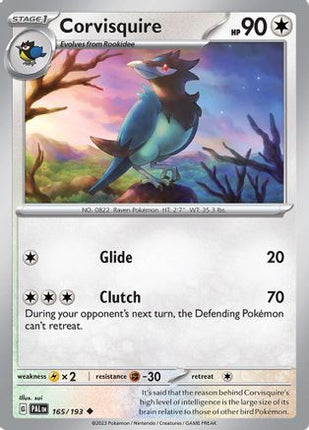 Corvisquire - 165/null [SV02: Paldea Evolved] Reverse Holofoil