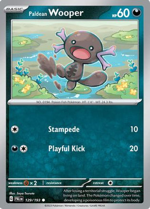 Paldean Wooper - 129/193 [SV02: Paldea Evolved]