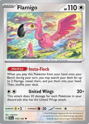 Flamigo - 170/null [SV02: Paldea Evolved] Reverse Holofoil
