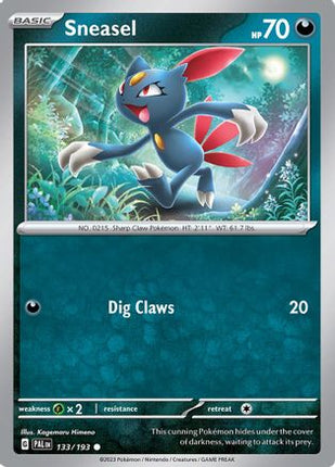 Sneasel - 133/null [SV02: Paldea Evolved]