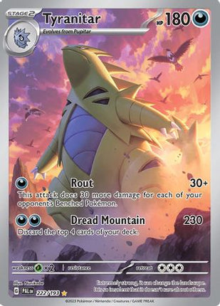 Tyranitar - 222/193 [SV02: Paldea Evolved] Holofoil