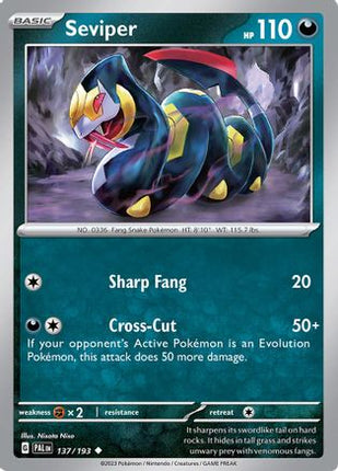Seviper - 137/null [SV02: Paldea Evolved]