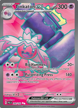 Tinkaton ex - 240/193 [SV02: Paldea Evolved] Holofoil
