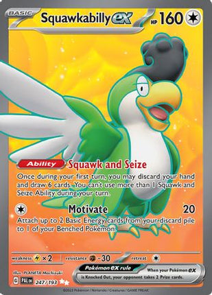 Squawkabilly ex - 247/193 [SV02: Paldea Evolved] Holofoil