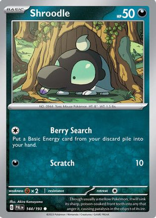 Shroodle - 144/193 [SV02: Paldea Evolved] Reverse Holofoil