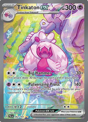 Tinkaton ex - 262/193 [SV02: Paldea Evolved] Holofoil