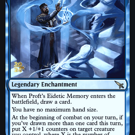 Proft's Eidetic Memory [Murders at Karlov Manor Promos] Prerelease Foil