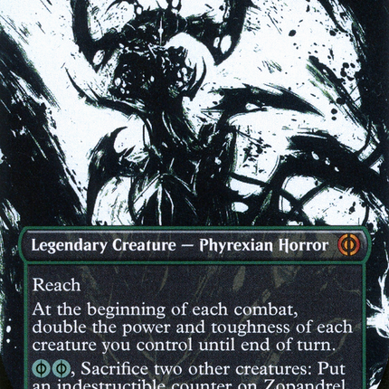 Zopandrel, Hunger Dominus (Showcase) (Borderless) [Phyrexia: All Will Be One]