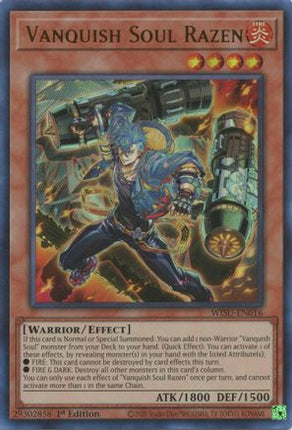 Vanquish Soul Razen (Ultra Rare) [WISU-EN016] 1st Edition
