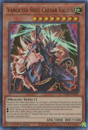 Vanquish Soul Caesar Valius (Ultra Rare) [WISU-EN021] 1st Edition