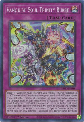 Vanquish Soul Trinity Burst (Super Rare) [WISU-EN026] 1st Edition