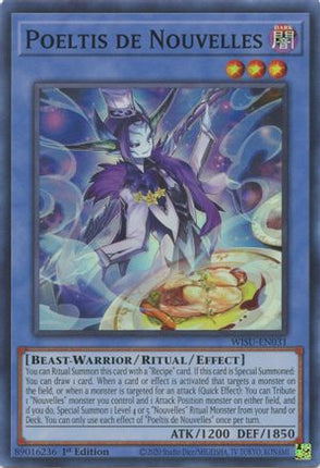 Poeltis de Nouvelles (Super Rare) [WISU-EN031] 1st Edition