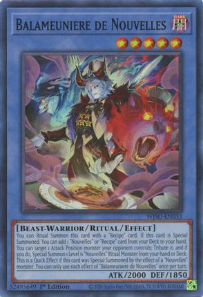 Balameuniere de Nouvelles (Super Rare) [WISU-EN033] 1st Edition